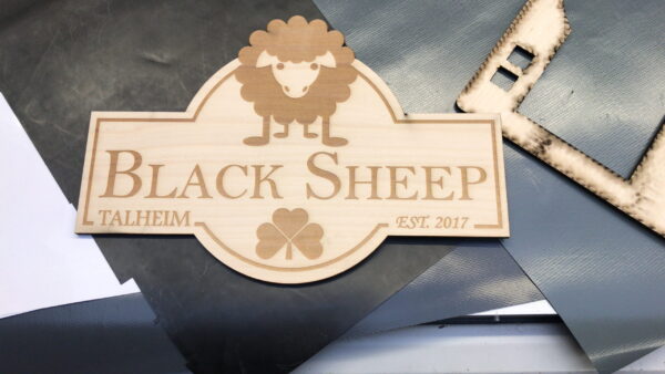 Beispiel lasergravieren auf Eurolaser mit Holz – Bild 1