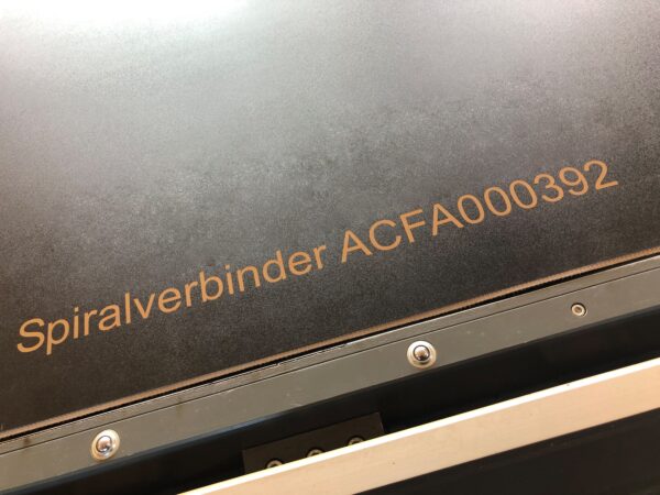 Beispiel lasergravieren auf Elcede Laser mit Kunststoff – Bild 1