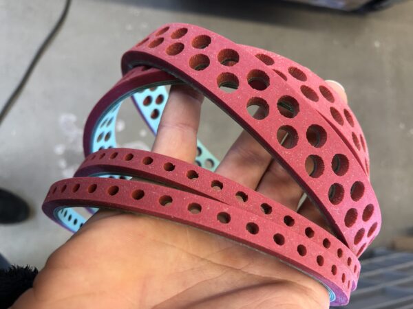 Beispiel wasserstrahlschneiden - Reinwasser auf Resato Wasserstrahlanlage mit Linatex – Bild 1