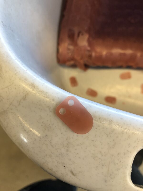 Beispiel wasserstrahlschneiden - Reinwasser auf Resato Wasserstrahlanlage mit Polyurethan – Bild 1