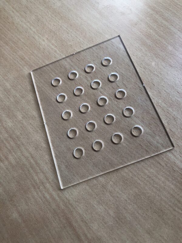 Beispiel laserschneiden auf Eurolaser mit Acrylglas – Bild 1