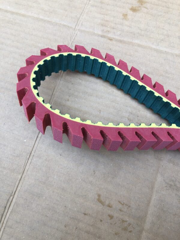 0089 Beispiel wasserstrahlschneiden - Reinwasser auf Resato Wasserstrahlanlage mit Gewebeverbund mit Linatex beschichtet – Bild 1