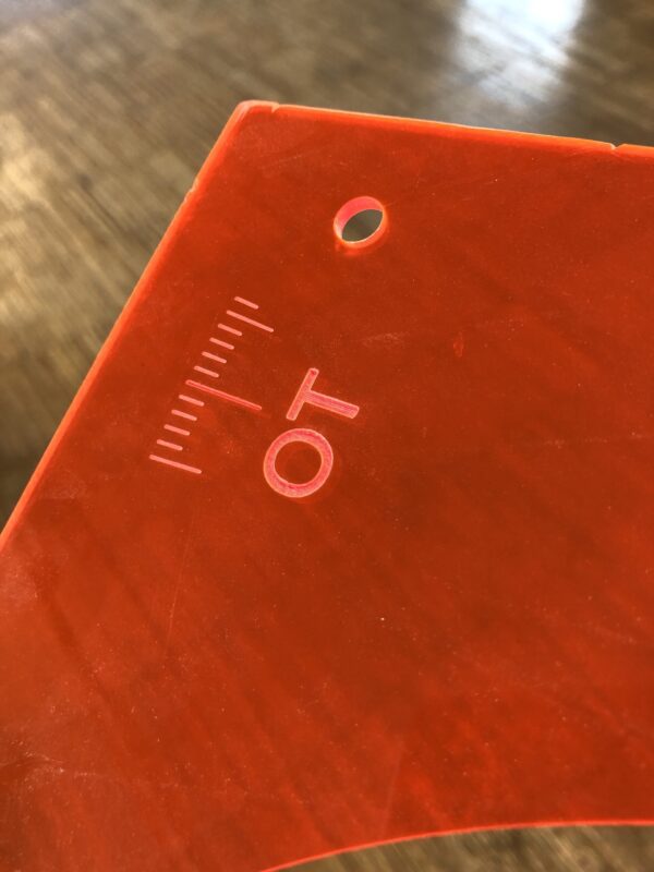 Beispiel lasergravieren auf Elcede Laser mit Kunststoff – Bild 1